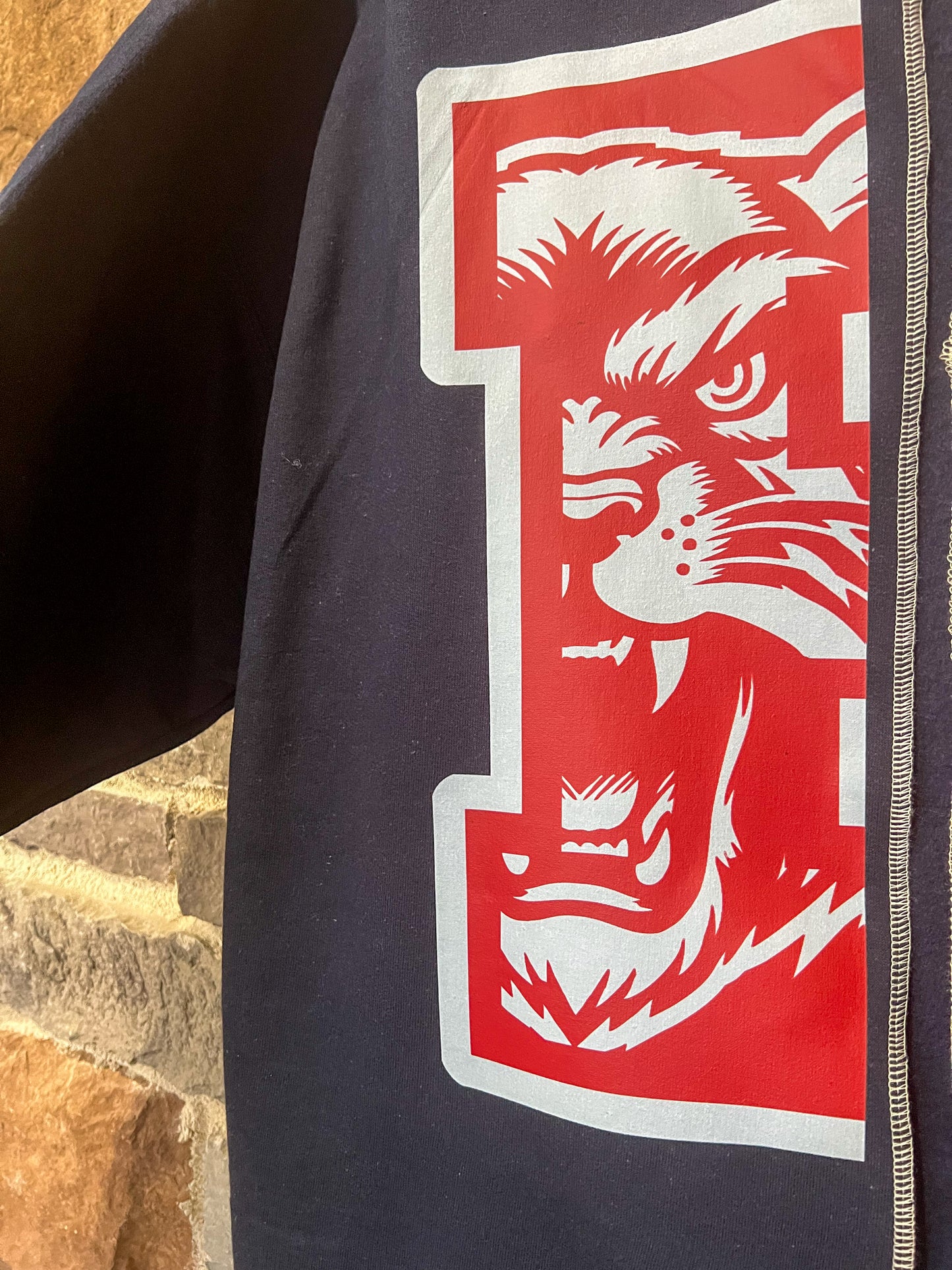 Bearcats Retro B Sweatshirt Cardigan