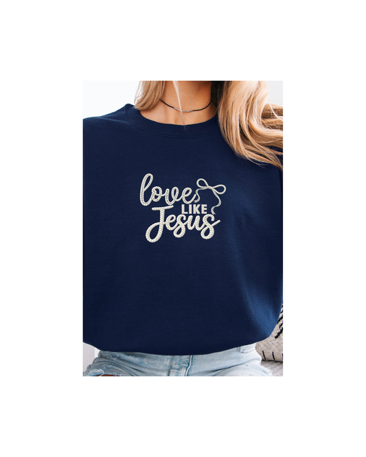 Love Like Jesus Pearl Strand Tee