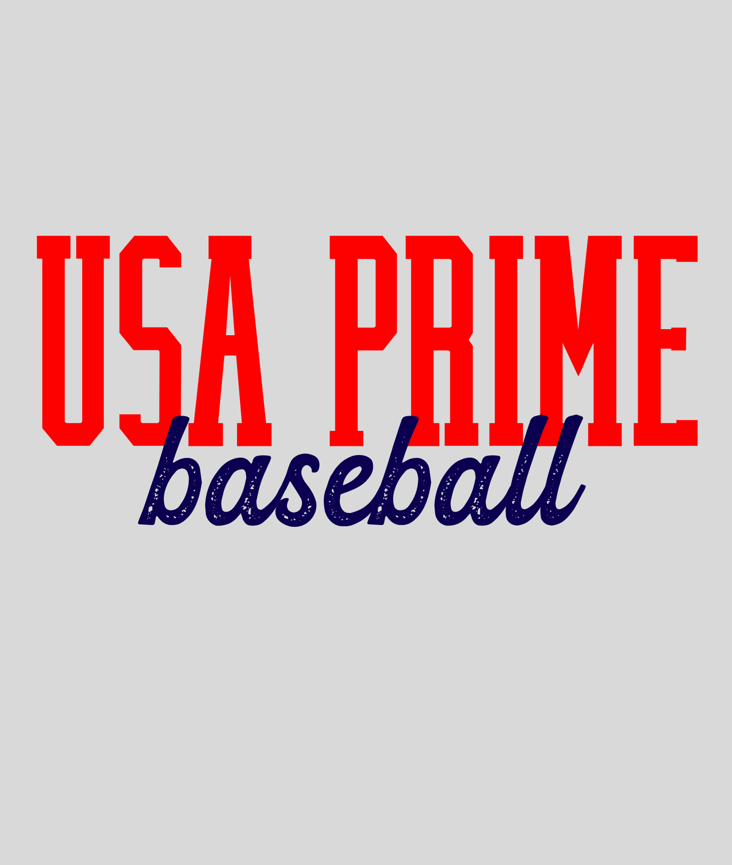 Prime Stacked Team Name Tee