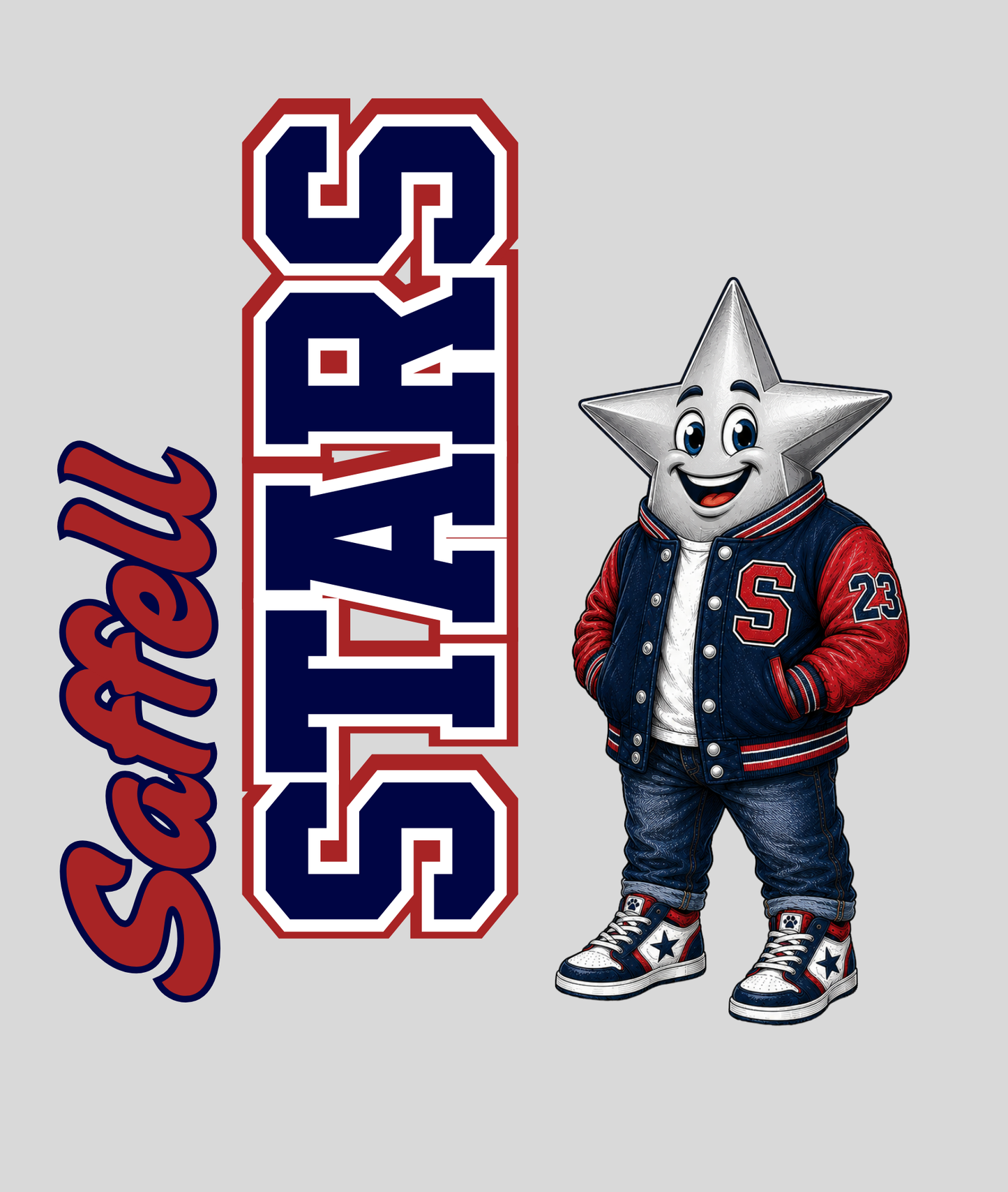 Boro & Co Vintage Mascot Tee - Stars