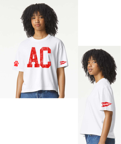 Big Letter AC Bearcats Boxy Tee