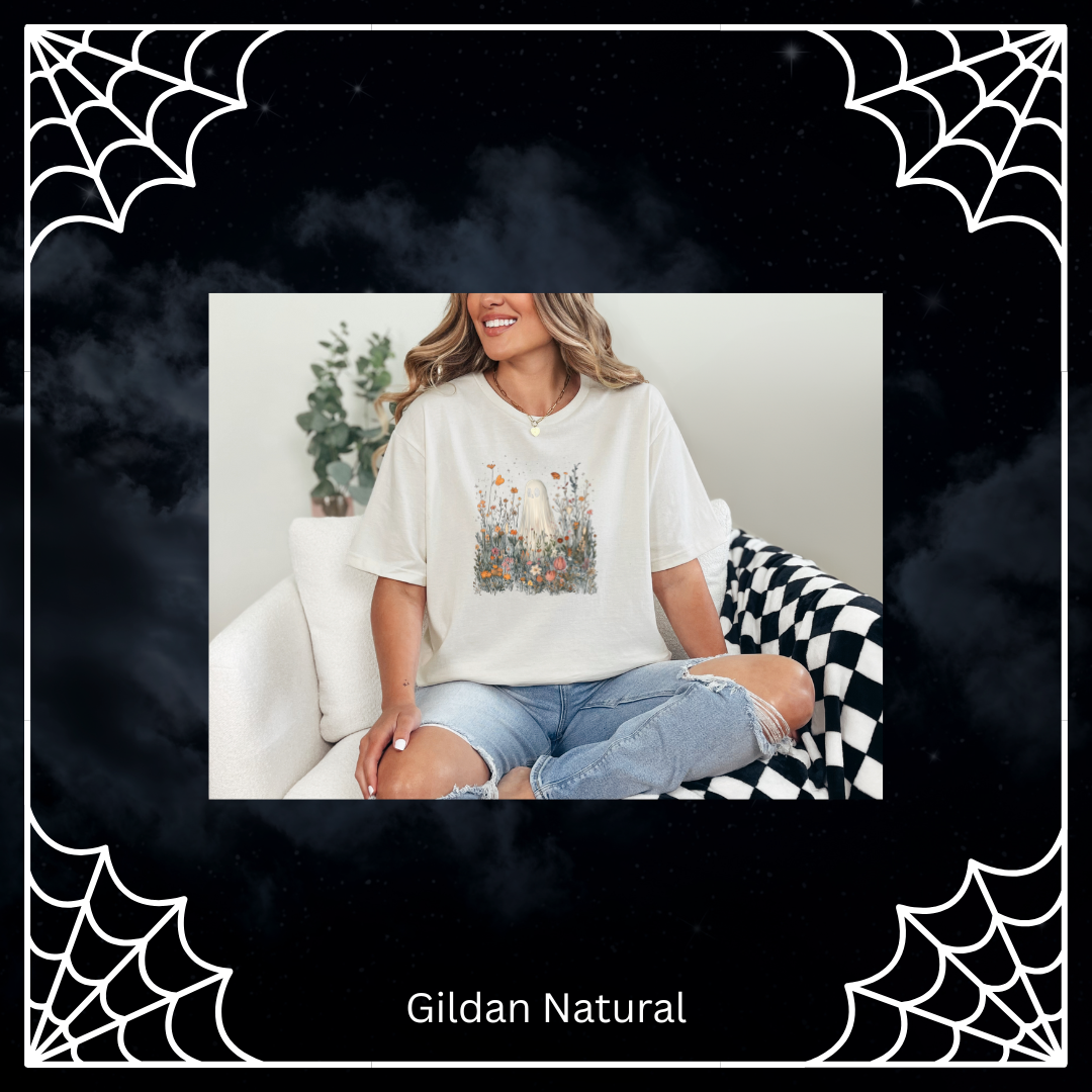 Floral Ghost Garden Tee