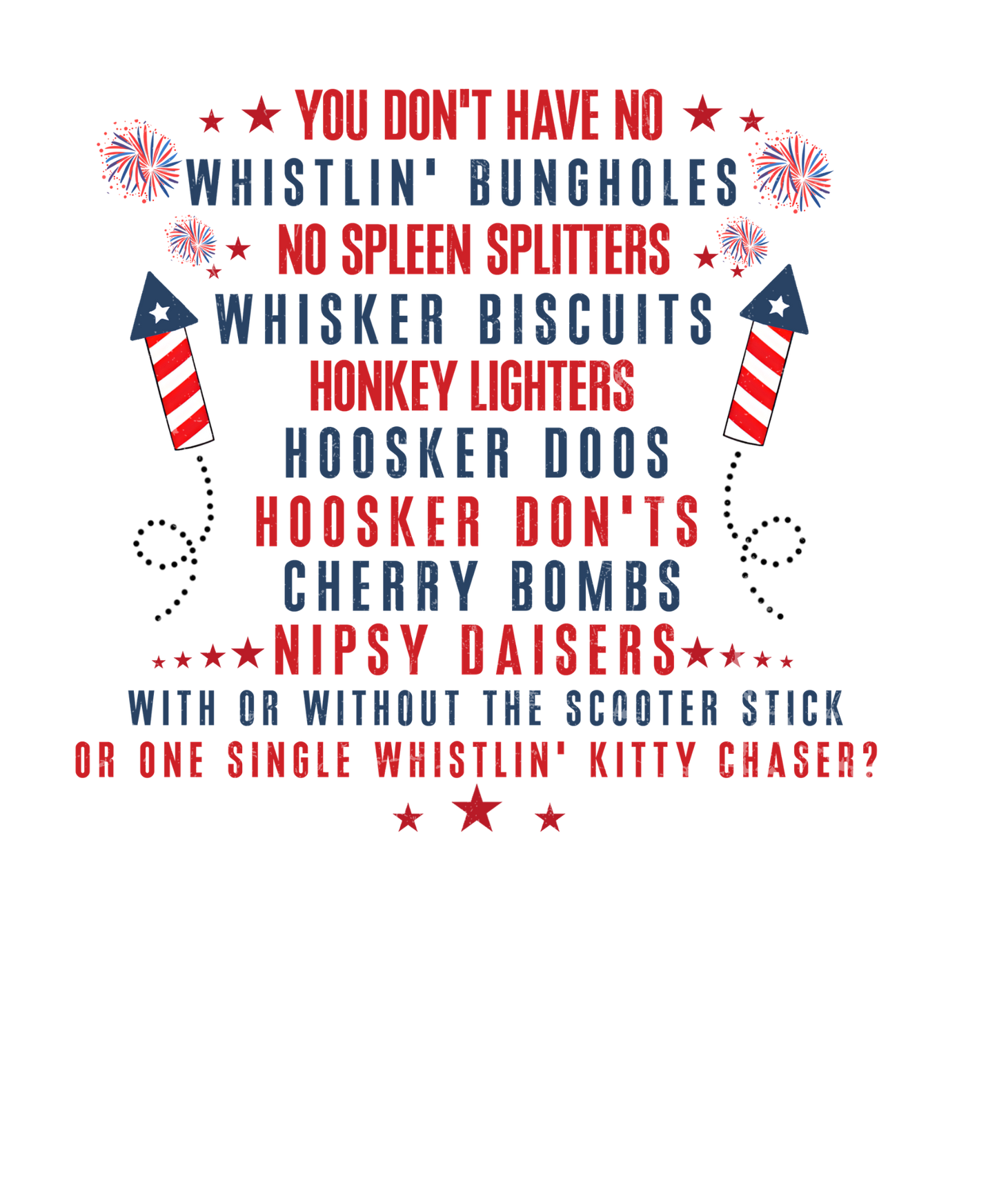 Red White and Boom Tee
