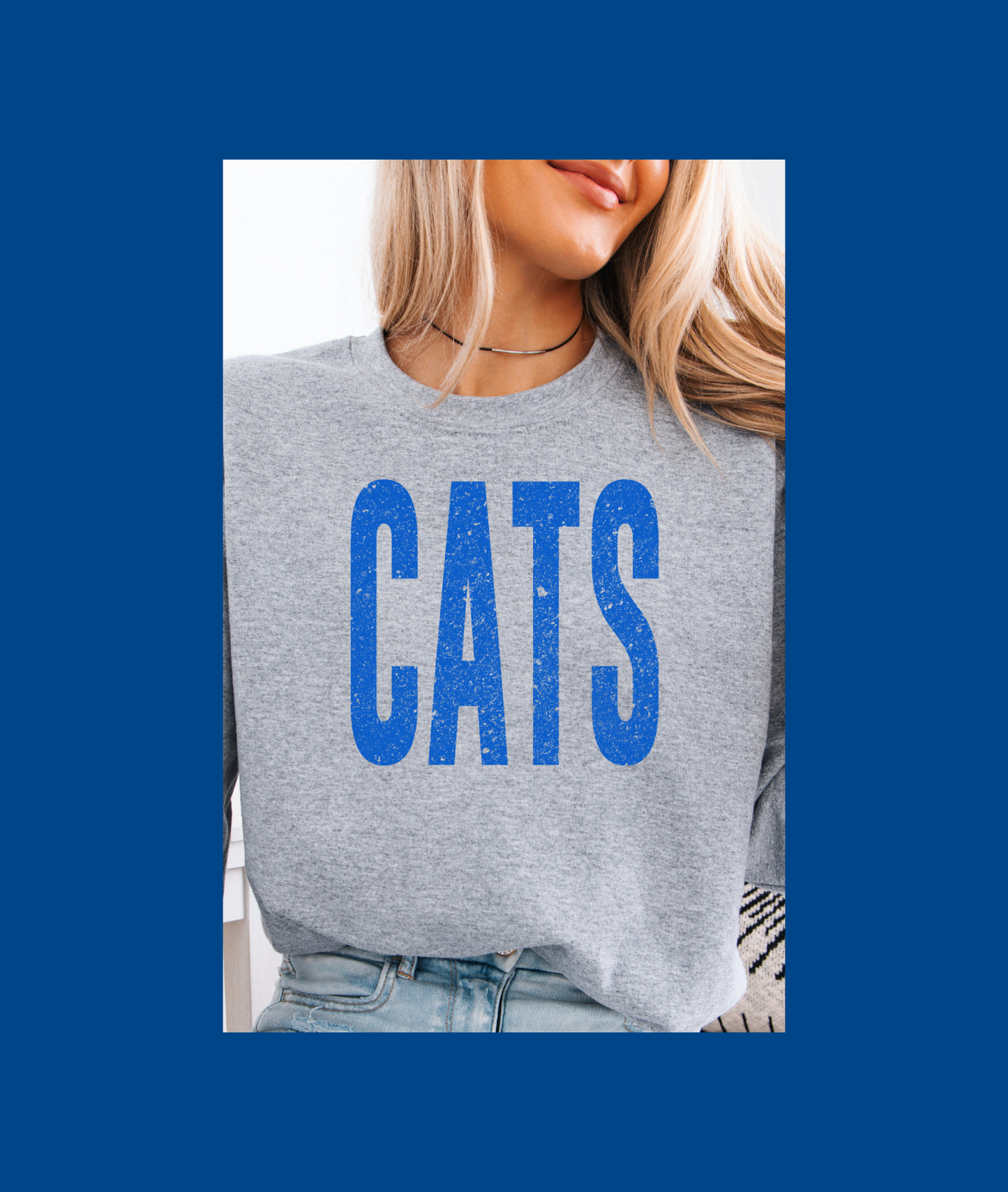 Big Letter Cats Tee