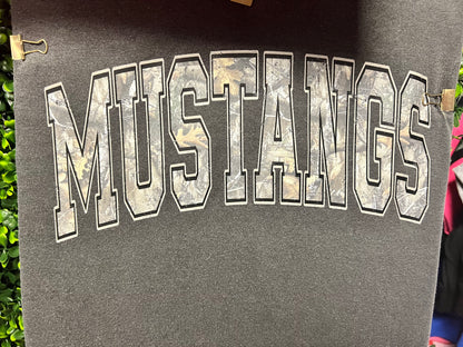 2026 Camo Mustangs Tee