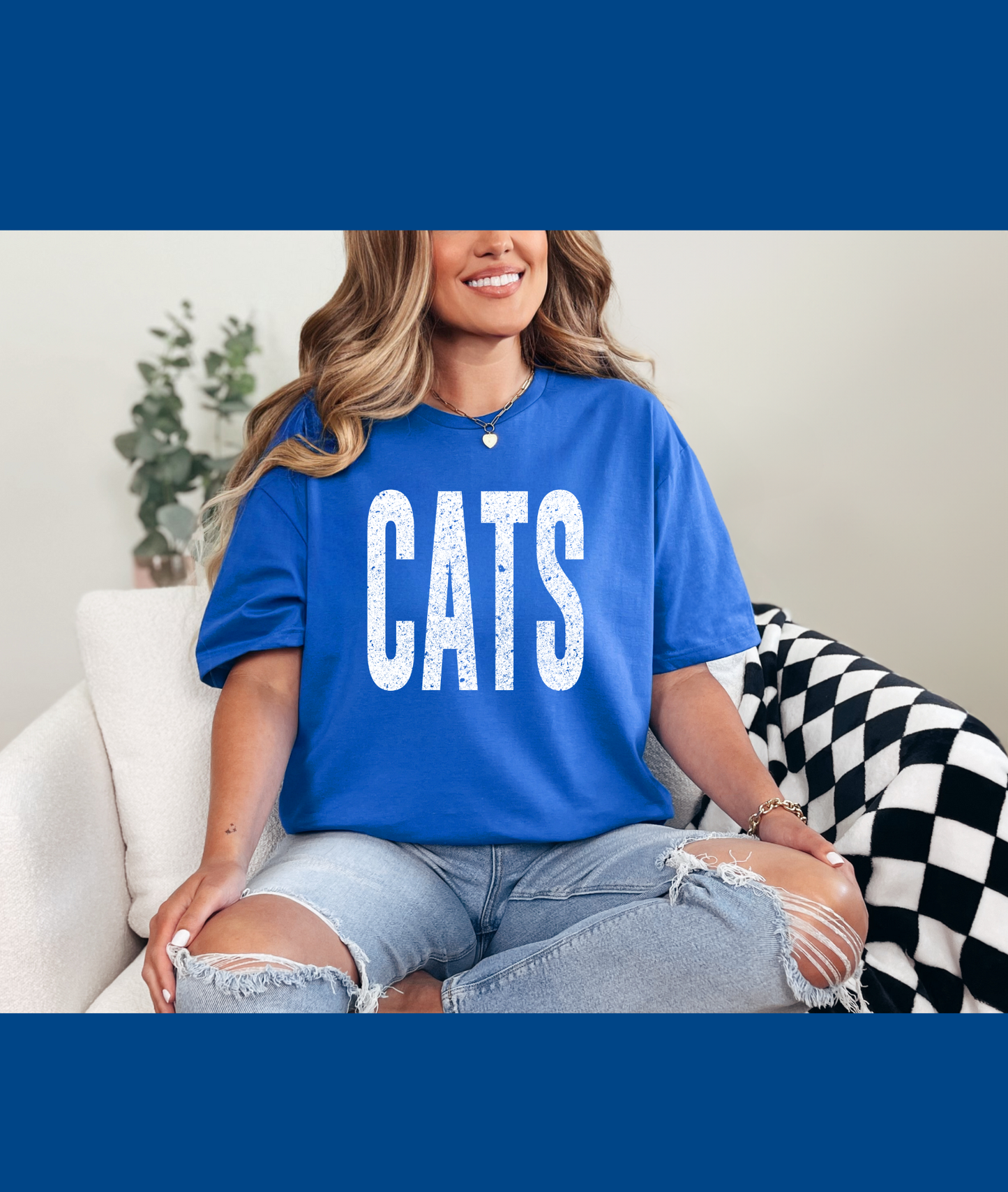 Big Letter Cats Tee