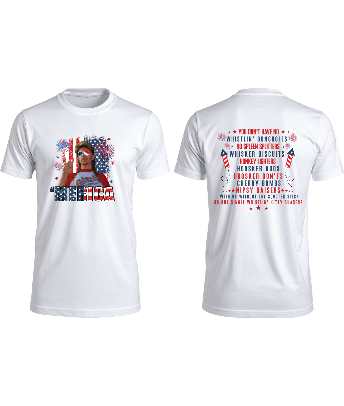 Red White and Boom Tee
