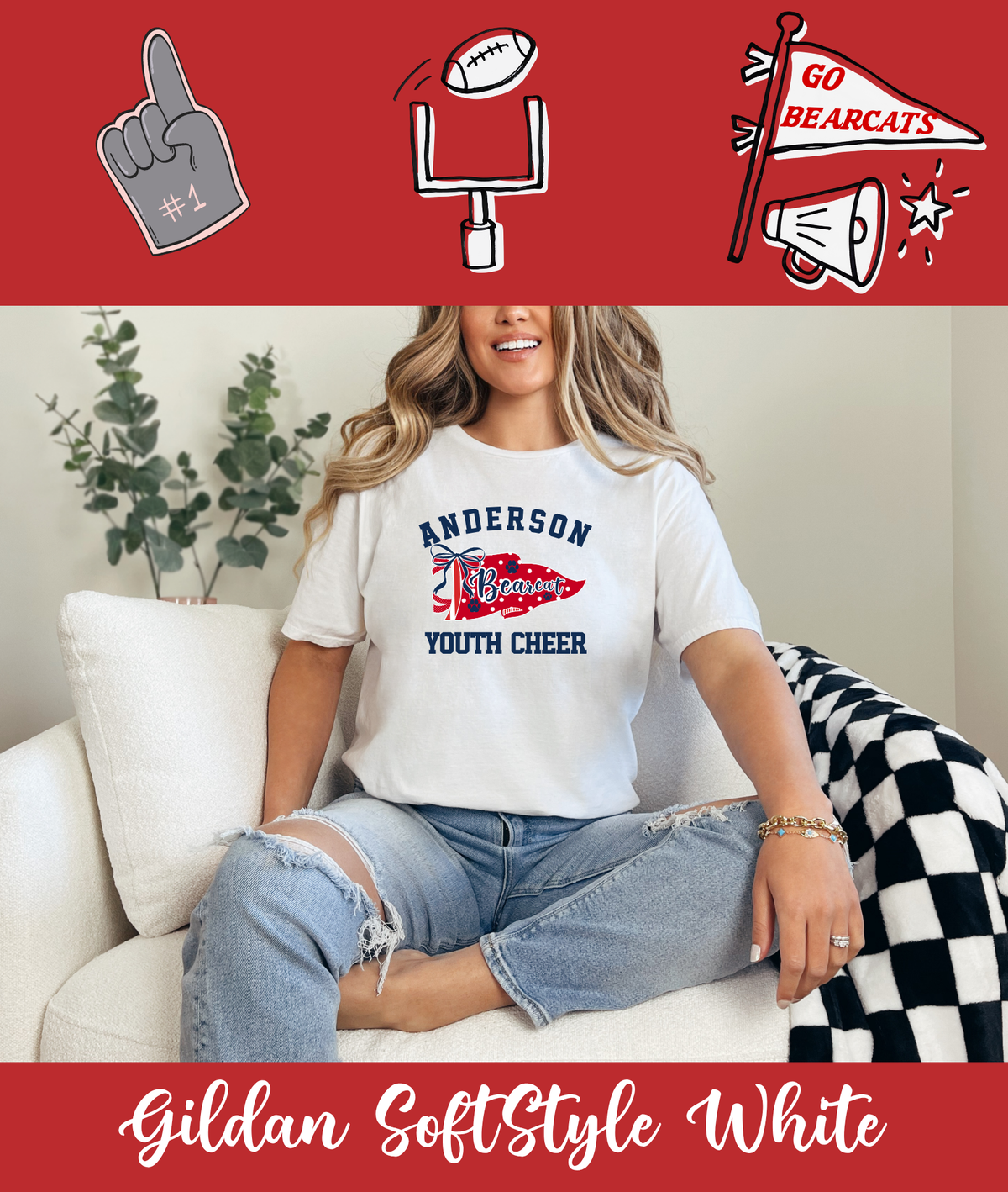 Bearcat Youth Cheer - Design 2