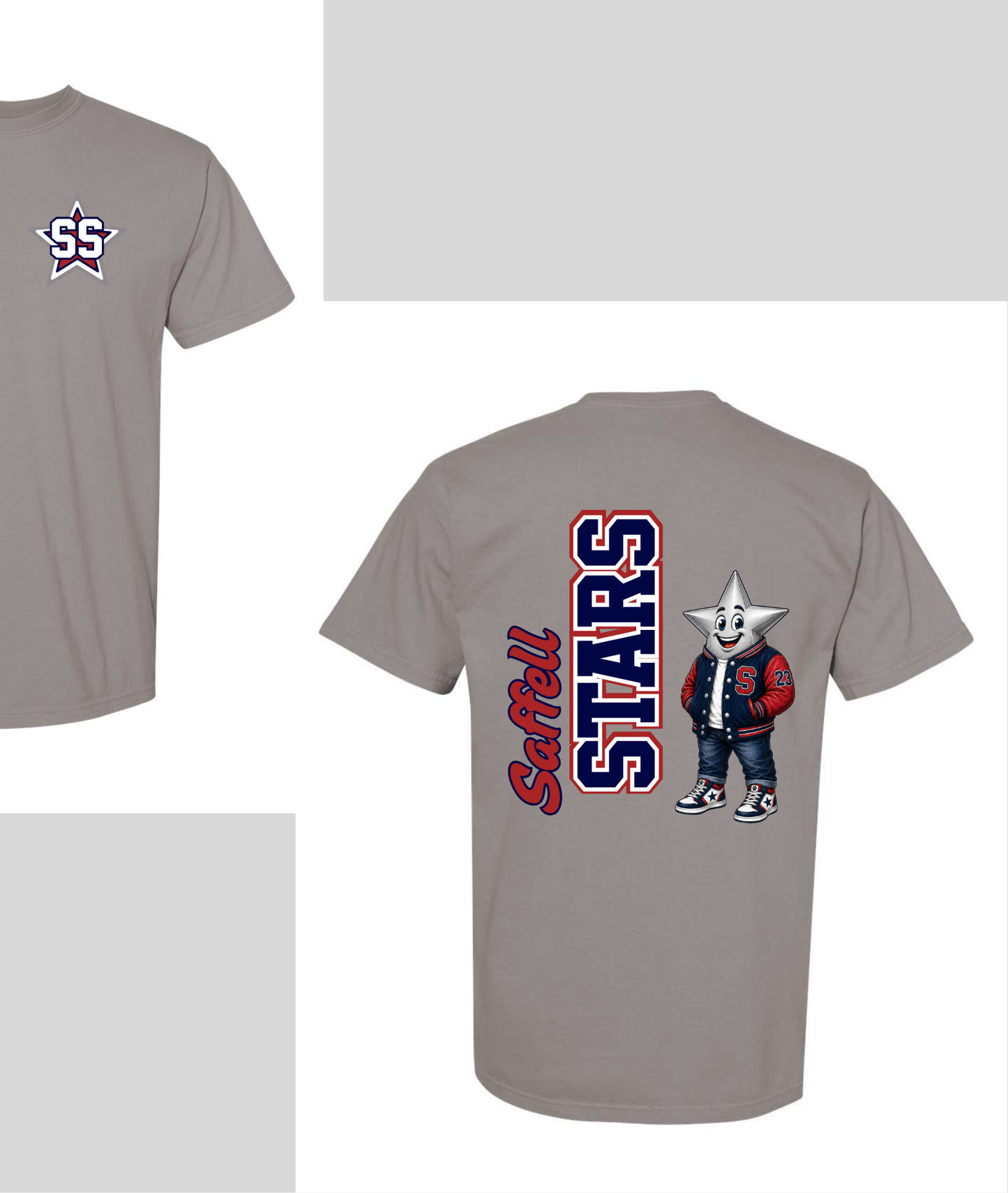 Boro & Co Vintage Mascot Tee - Stars