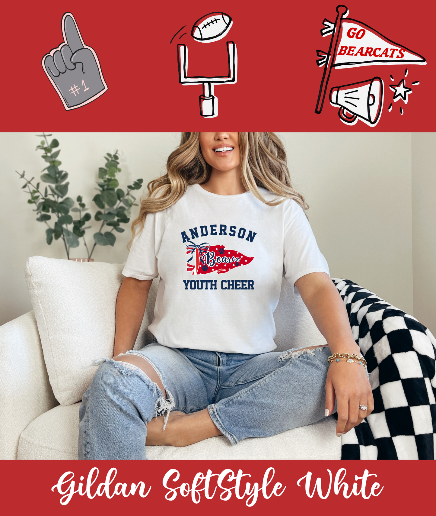 Bearcat Youth Cheer - Design 2