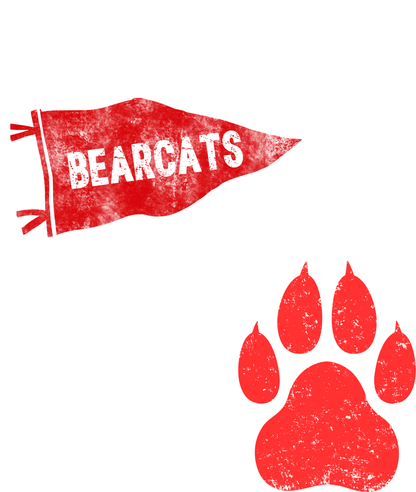 Big Letter AC Bearcats Boxy Tee