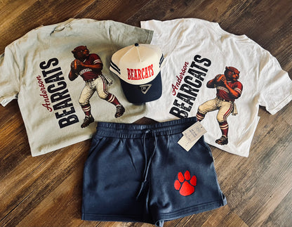 Boro & Co Vintage Mascot Tee - Bearcat Football