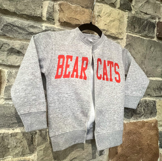 Bearcats Basic Varsity Sweatshirt Cardigan