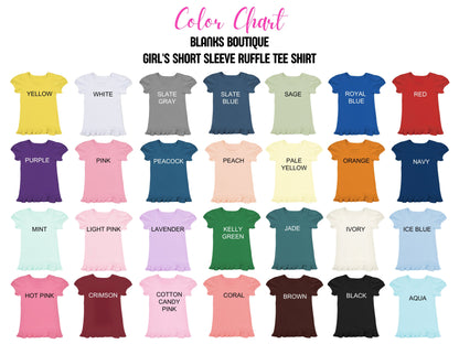 Heart Trio Ruffle Tee - Personalized