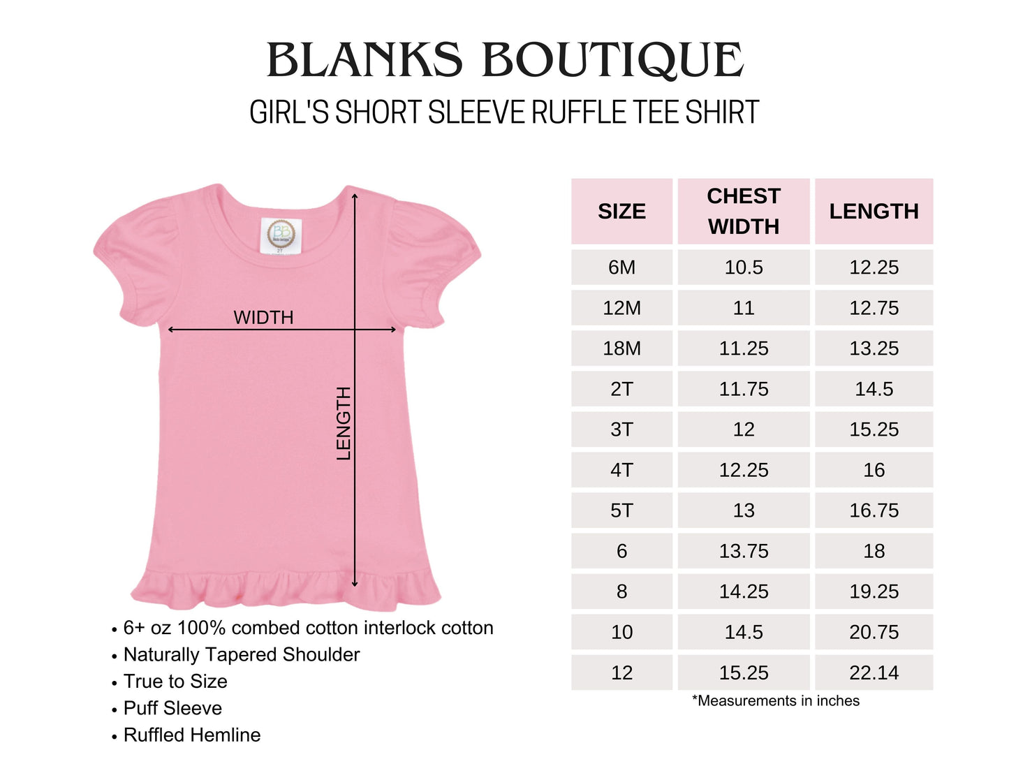 Heart Trio Ruffle Tee - Personalized