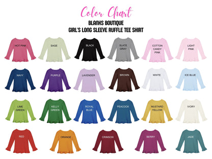 Heart Trio Ruffle Tee - Personalized