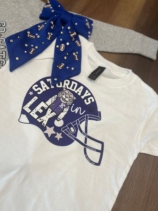 Saturdays in LEX Helmet Tee