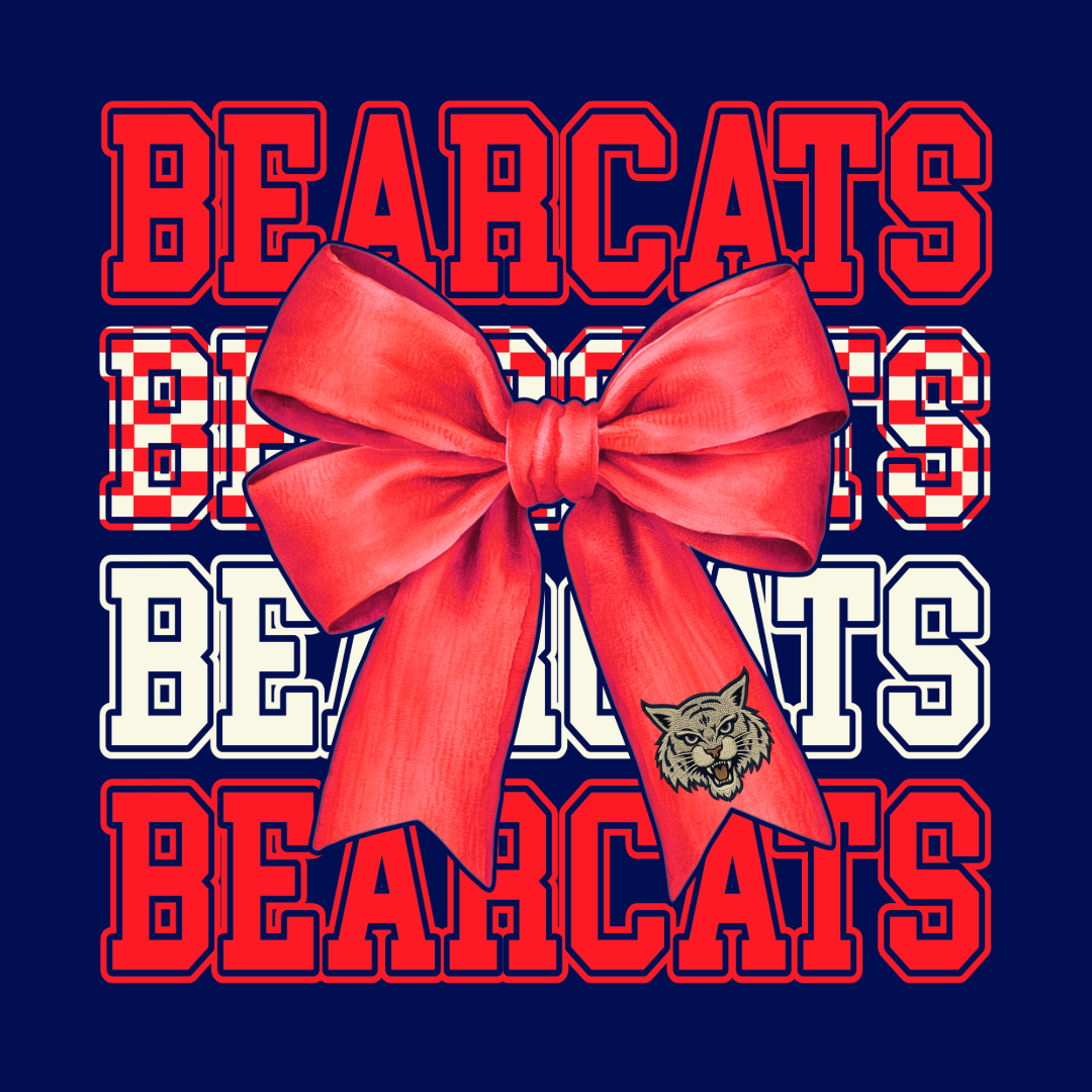 Bearcat Bow Mascot Tee - Infant/Toddler/Youth