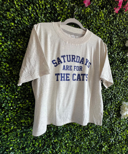 Saturdays Are For The CATS Boxy Tee
