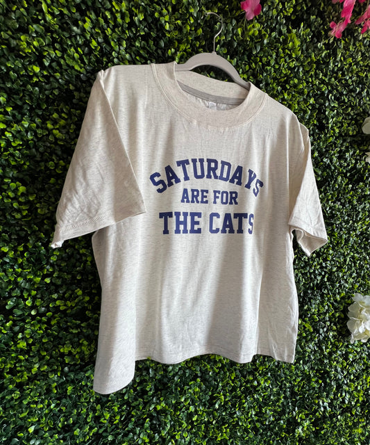Saturdays Are For The CATS Boxy Tee