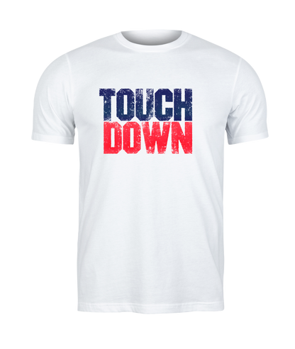Simple Red-Blue Touch Down Tee
