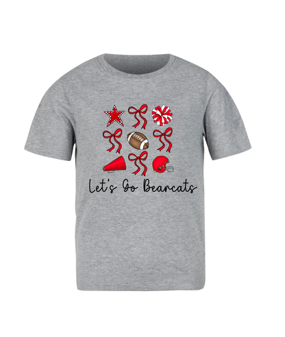 Bearcats Football Bow Tee