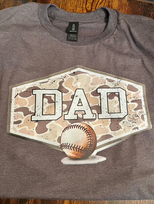 Camo Baseball Dad
