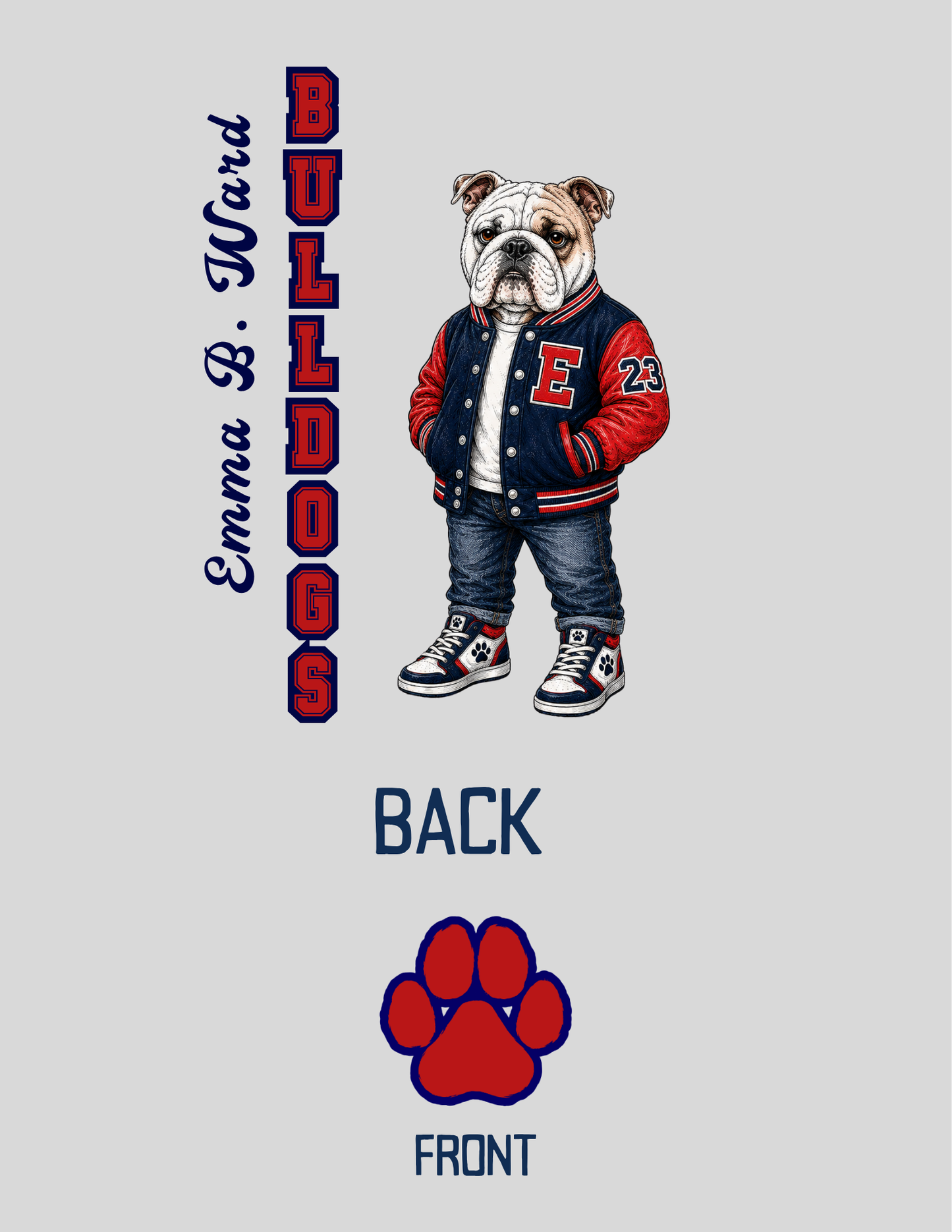 Bulldogs Back to School Design 11 - Youth Sizes