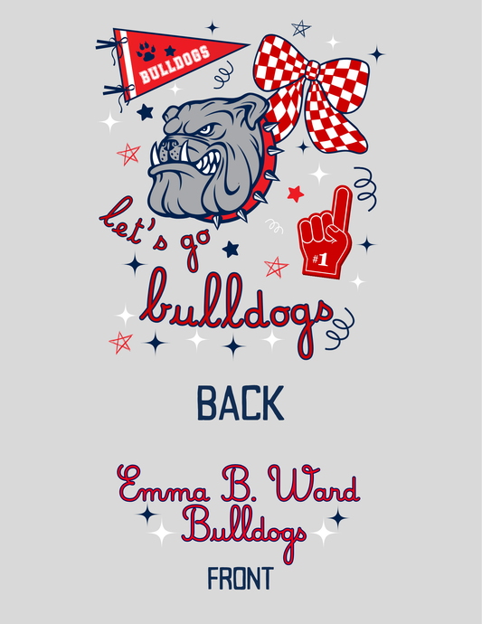 Bulldogs Back to School Design 10 - Adult Sizes