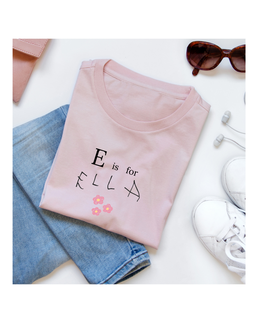 Handwritten Name Custom Tee