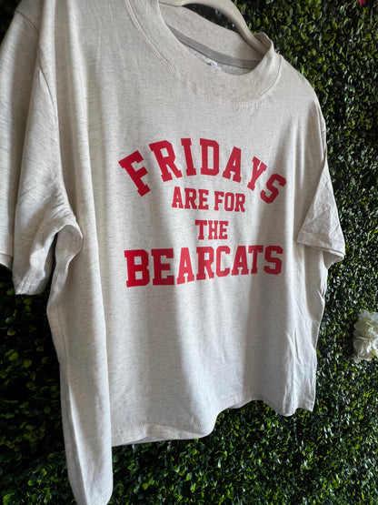 Fridays Are For The Bearcats Boxy Tee