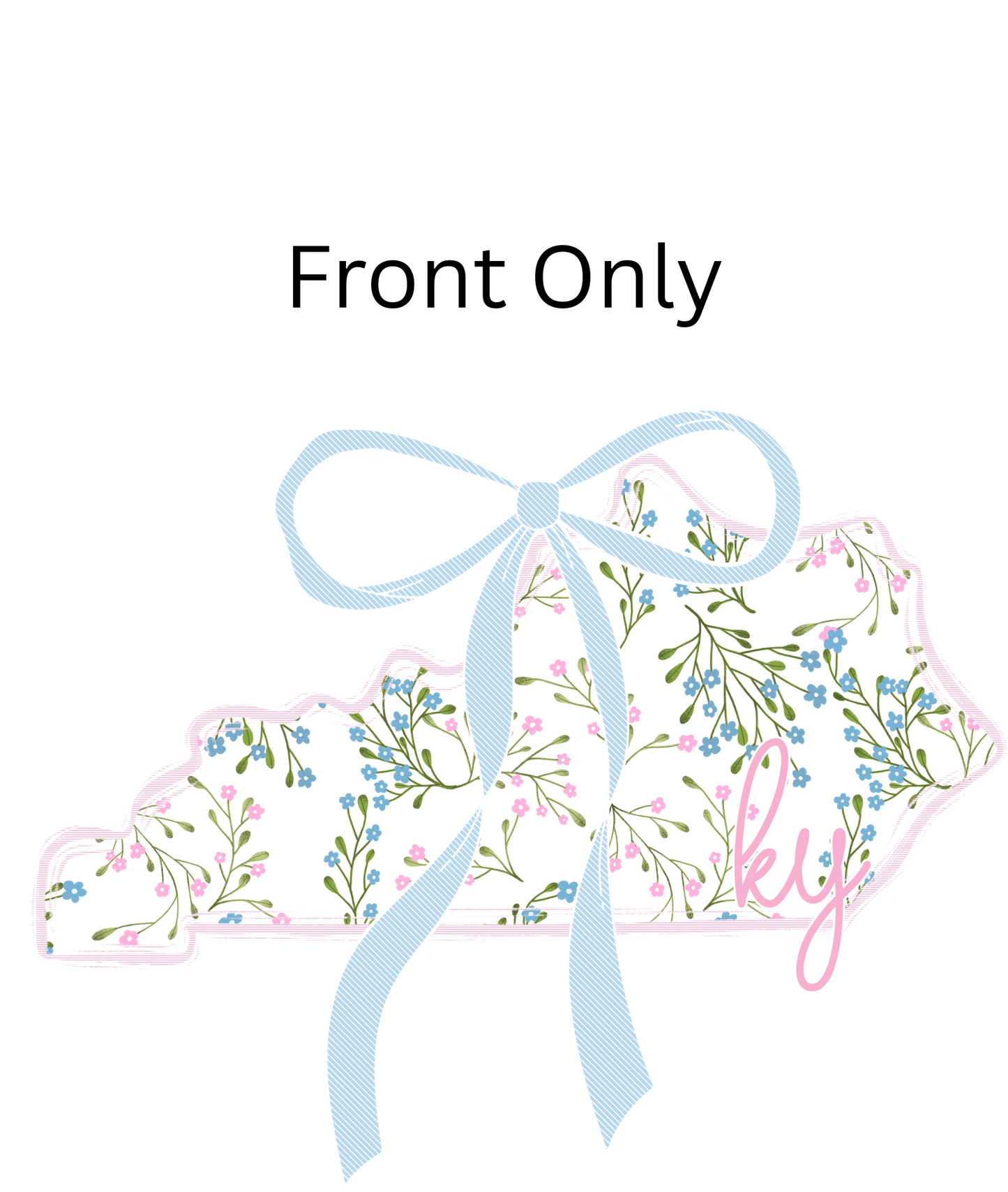 Floral Kentucky Tee