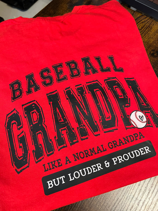 Baseball Grandpa Tee