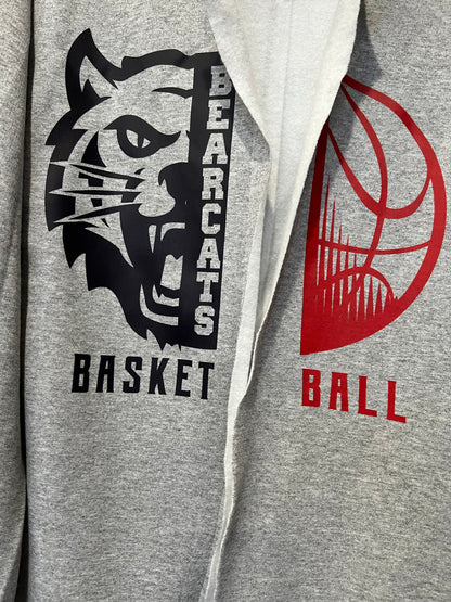 Bearcats Basketball Split Face Sweatshirt Cardigan