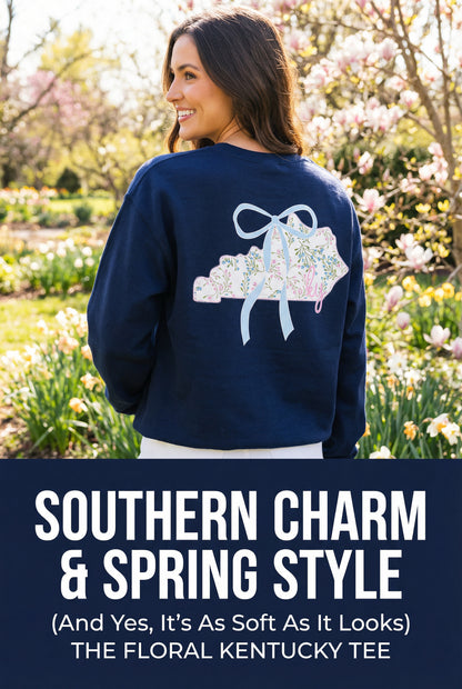 Floral Kentucky Tee