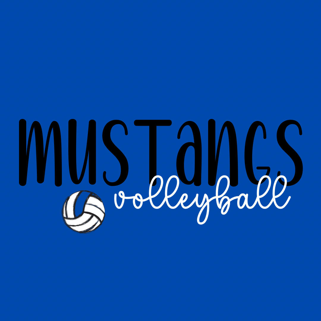 Spring 2025 Mustangs - Blue Crewneck Sweatshirt