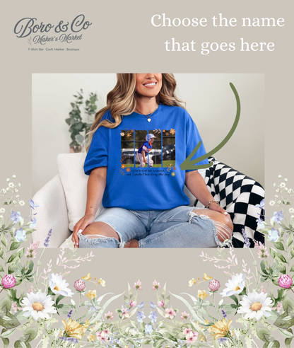 Mother's Day Photo Tee - Custom Name - Gildan Brand