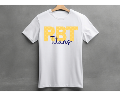 New Titans Polka Dot Tee - Small Letters