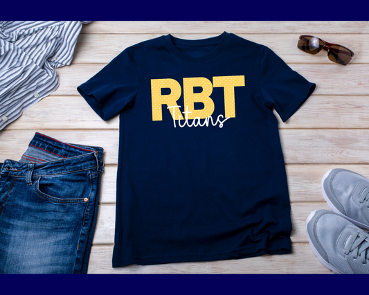 New Titans Polka Dot Tee - Small Letters
