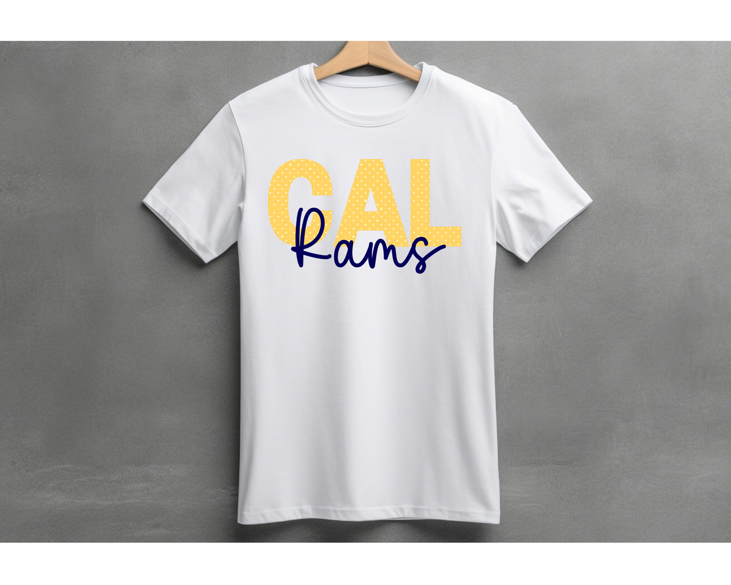 New Rams Polka Dot Tee - Small Letters