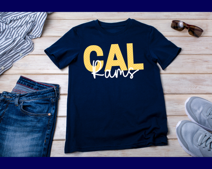 New Rams Polka Dot Tee - Small Letters