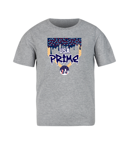 Prime Ice Cream Drip Plate Tee - Adult
