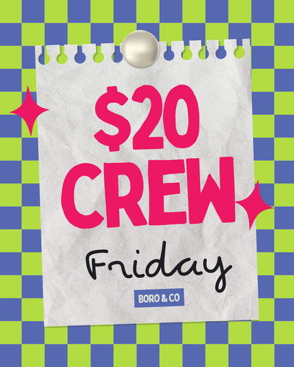 Friday: Make Your Own $20 Crew - Youth Sizes