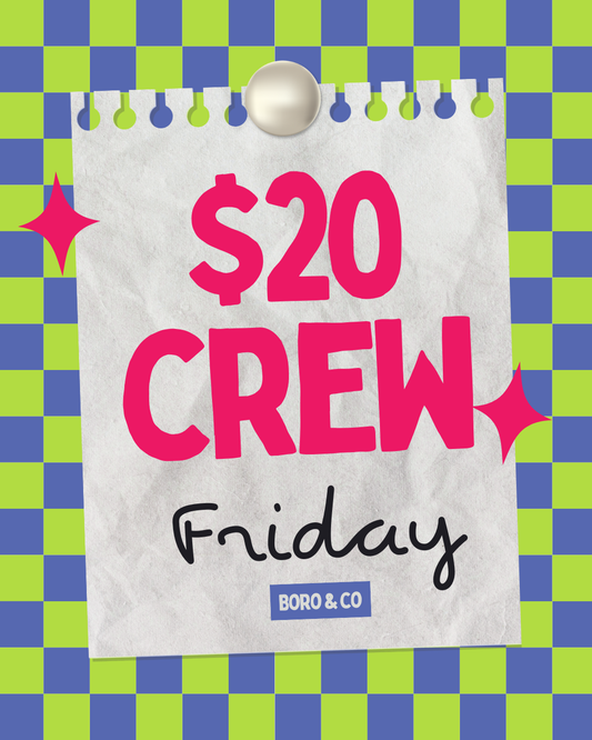 Friday: Make Your Own $20 Crew - Youth Sizes