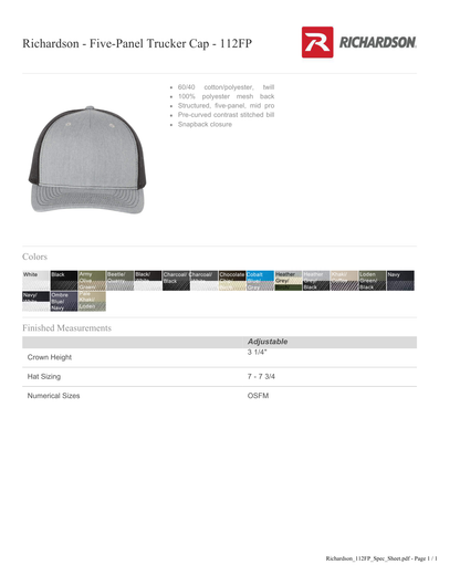 Girl Dad Richardson 112 5 Panel Hat