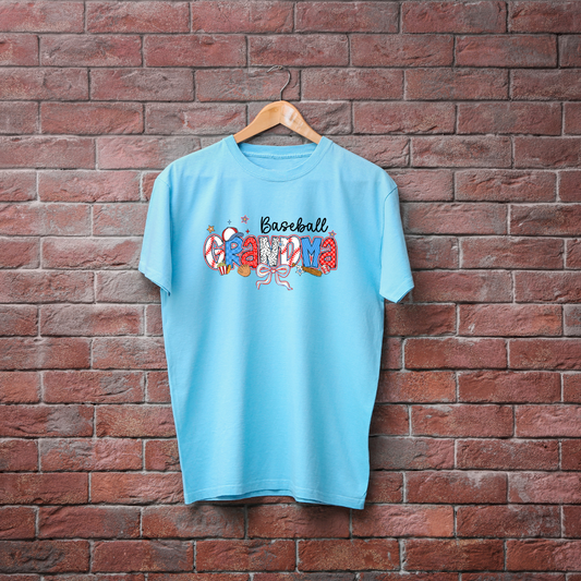 Baseball Grandma Tee