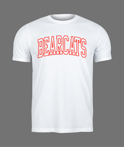 New Bearcats Hollow Tee - Red Design