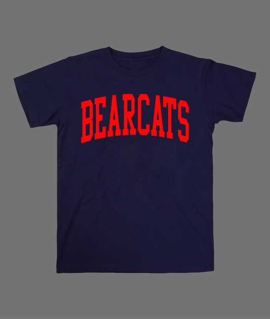 New Bearcats Letter Tee - Red Design
