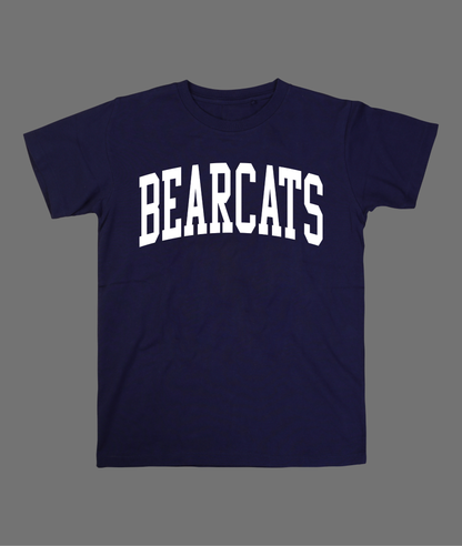 New Bearcats Letter Tee - White Design