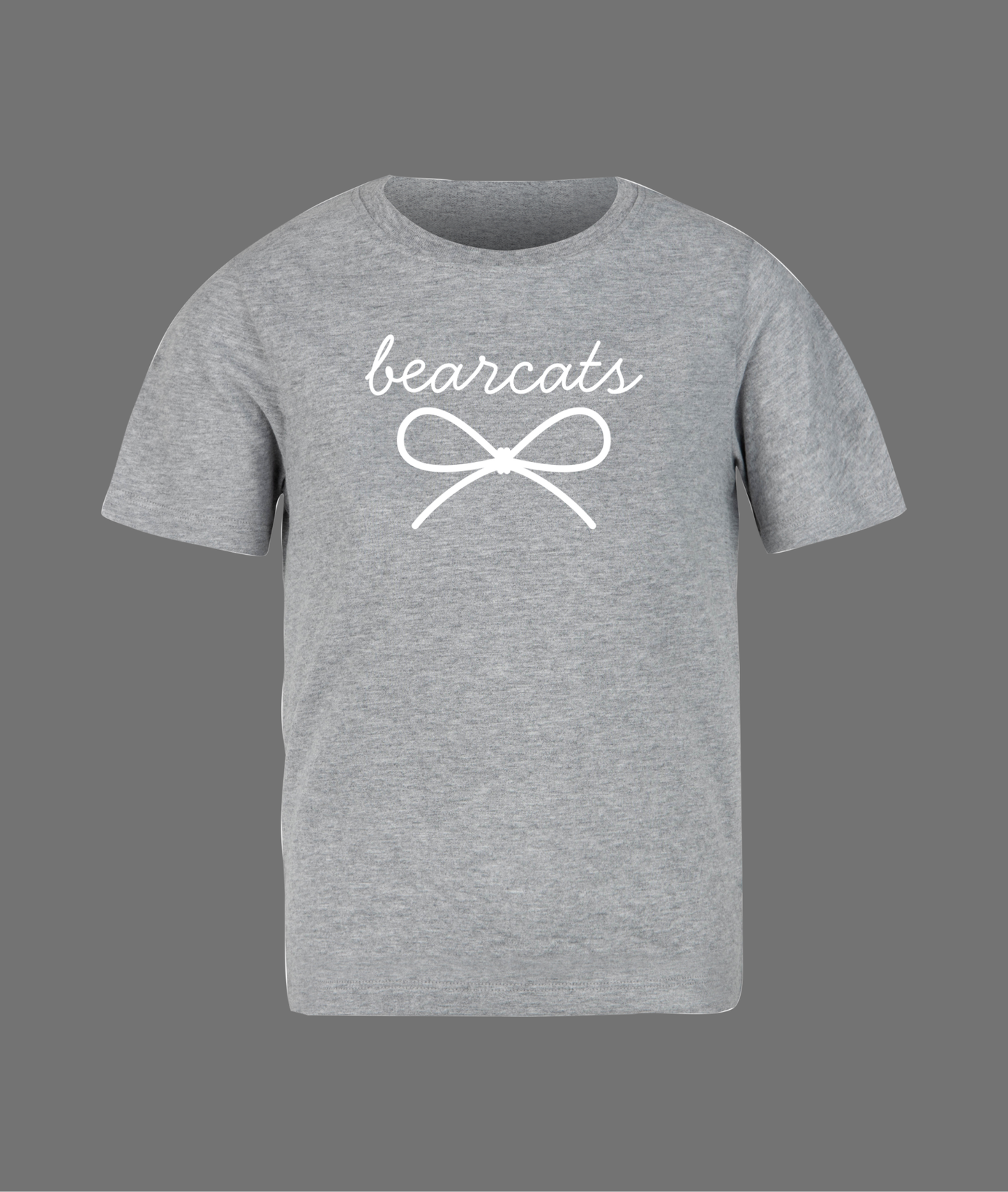 New Bearcats Simple Bow Tee - White Bow